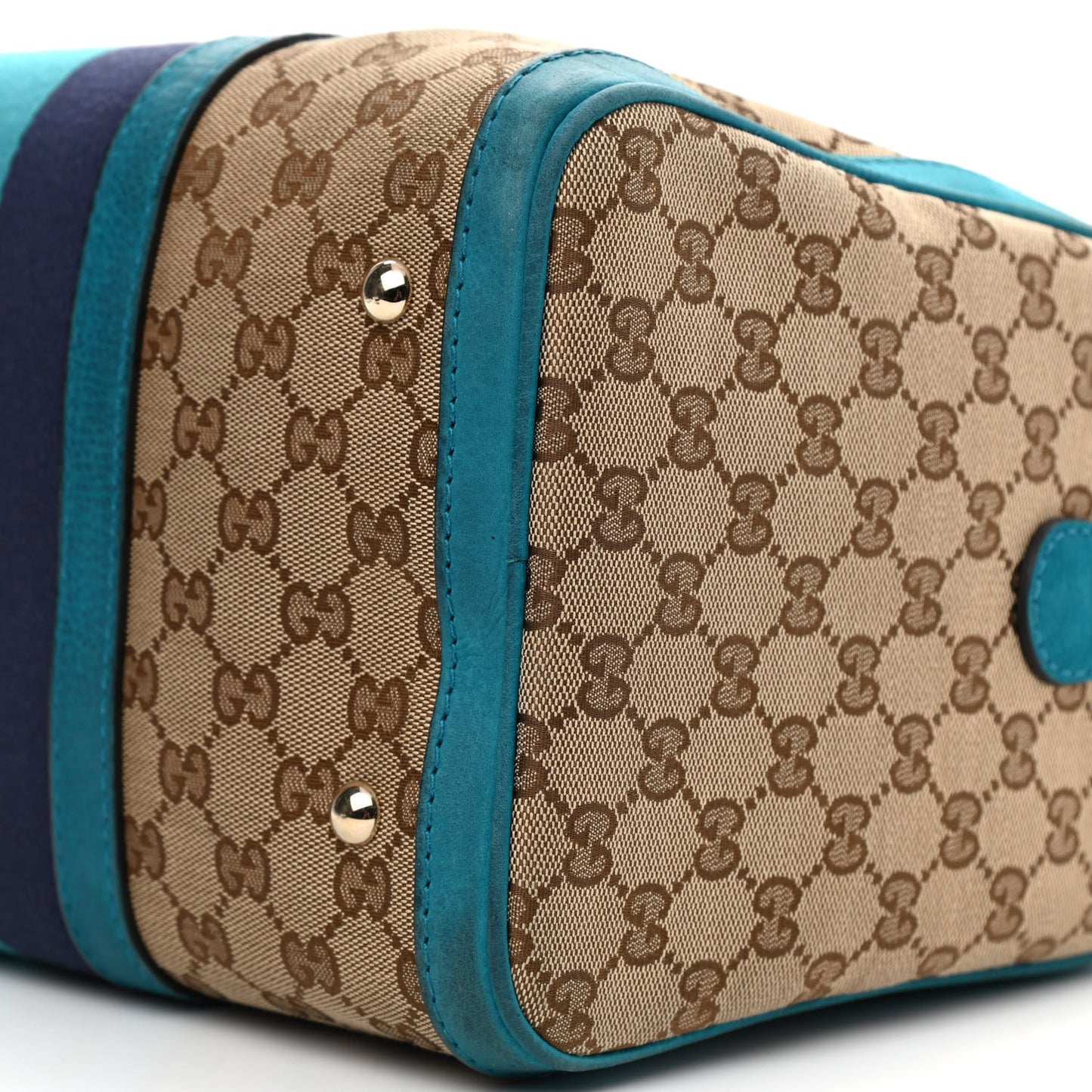 Monogram Vintage Web Medium Boston Teal