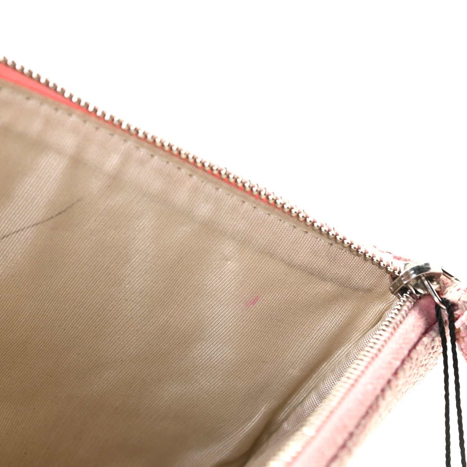 Chanel Canvas Small Deauville Pouch Pink 7 of 9