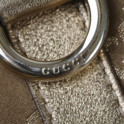 Gucci Satin Monogram Medium Abbey Shoulder Bag Bronze 9 of 26