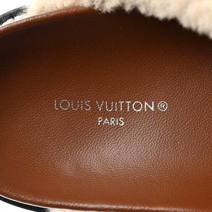 Louis Vuitton Shearling Paseo Flat Comfort Mule 37 Brown 6 of 8