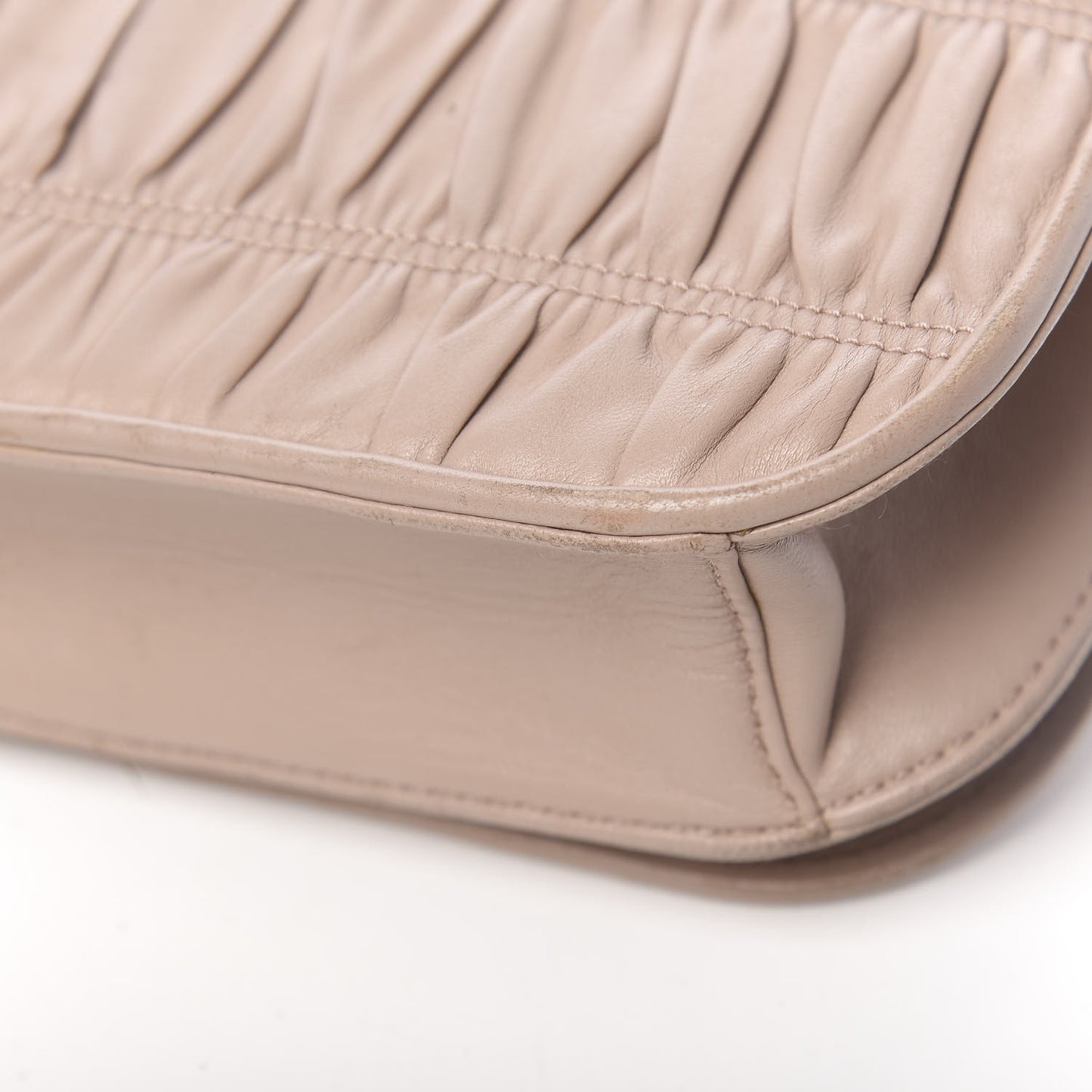 Nappa Gaufre Flap Cipria