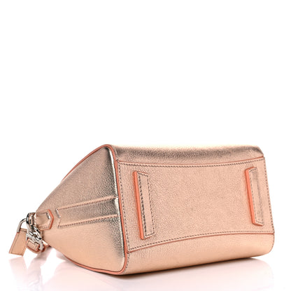 Givenchy Metallic Sugar Goatskin Mini Antigona Light Pink 4 of 21