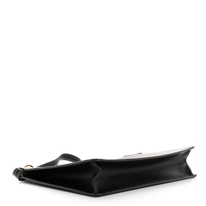 Celine Smooth Calfskin Ring Clutch Black 4 of 10