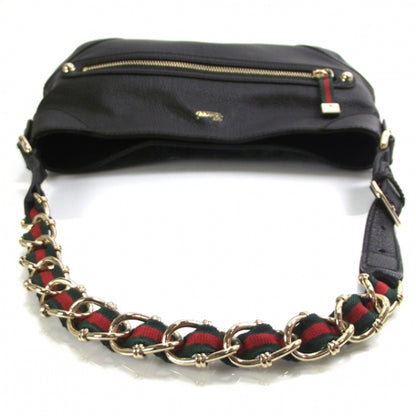 Gucci Leather Capri Shoulder Bag Black 5 of 10
