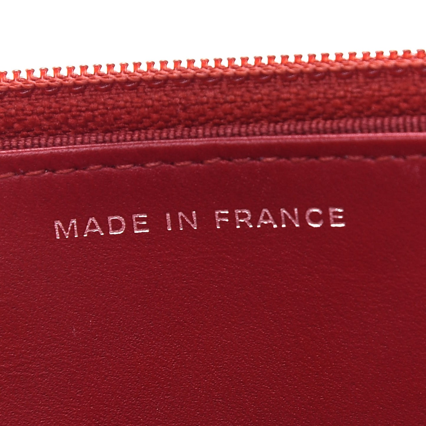 Caviar Quilted Wallet On Chain WOC Red