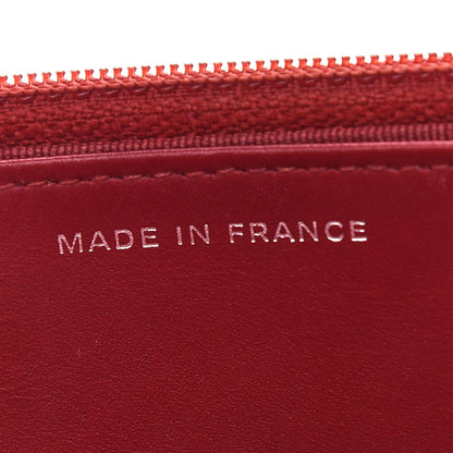 Chanel Caviar Quilted Wallet On Chain WOC Red 7 of 10