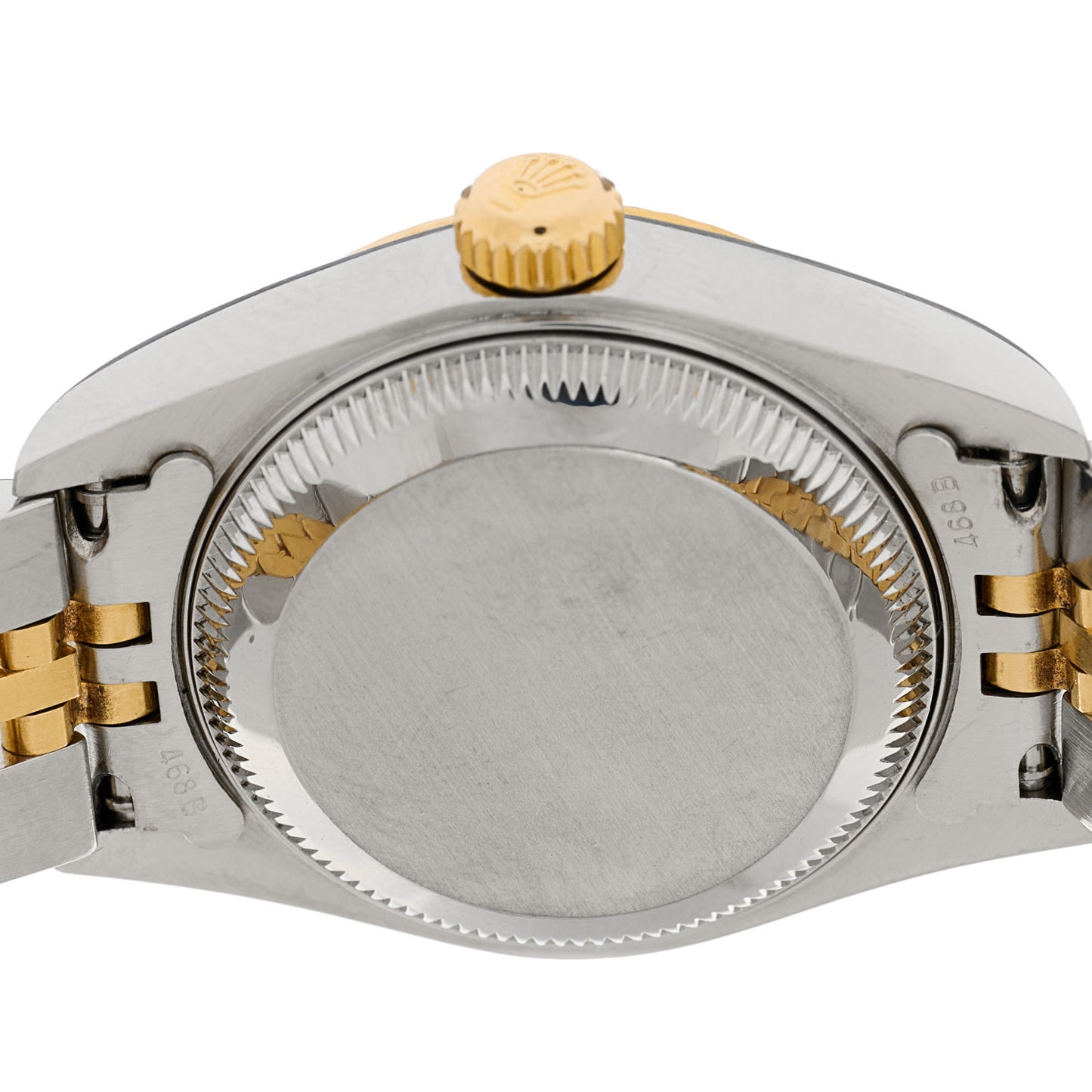 Stainless Steel 18K Yellow Gold 26mm Oyster Perpetual Datejust Watch Rhodium Roman 79173