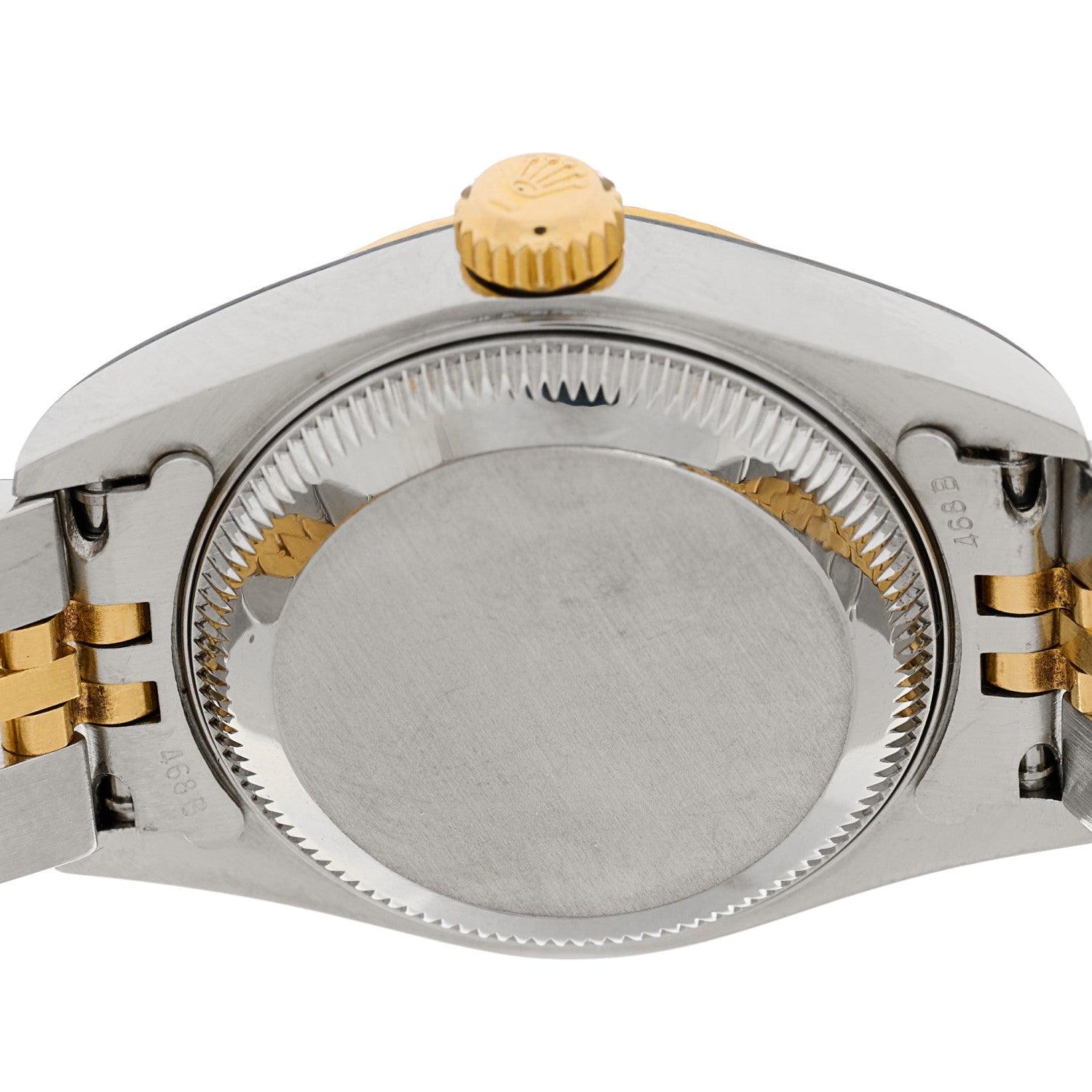 Rolex Stainless Steel 18K Yellow Gold 26mm Oyster Perpetual Datejust Watch Rhodium Roman 79173 4 of 4
