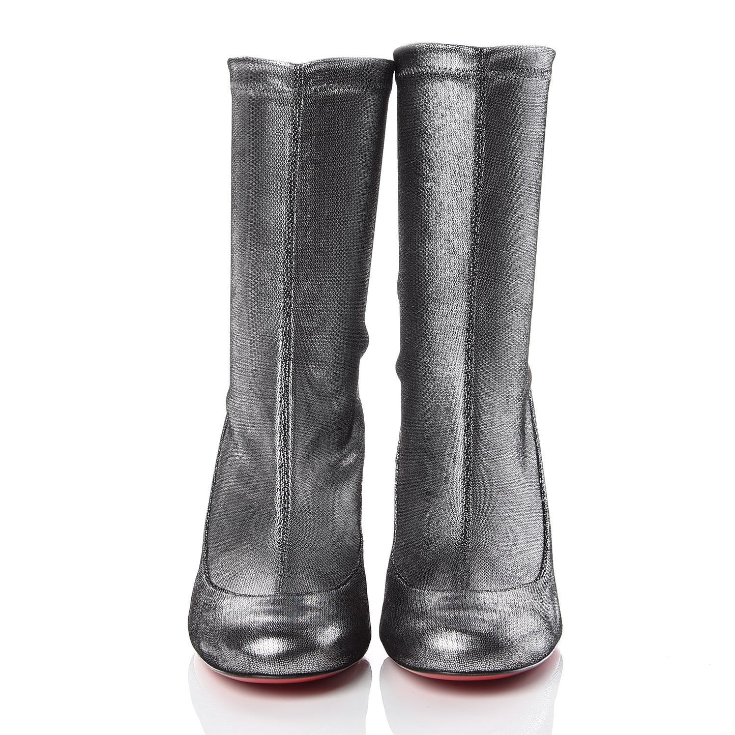 Nappa Stretch Gena 85 Bootie 37 Silver