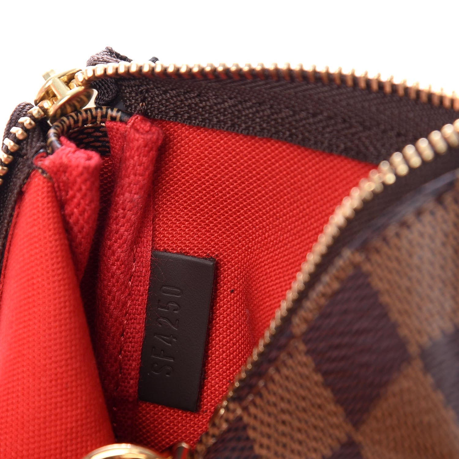 Louis Vuitton Damier Ebene Mini Pochette Accessories 6 of 8