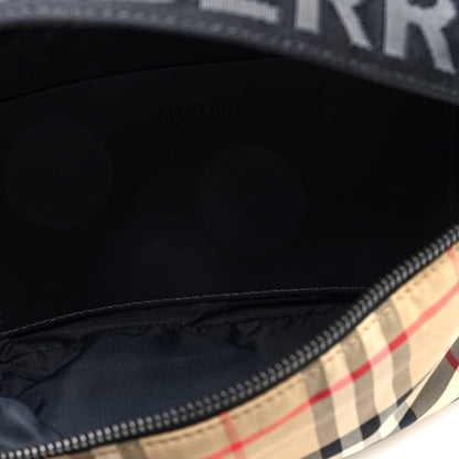 Burberry Nylon Vintage Check Sonny Bum Bag Archive Beige Black 6 of 11