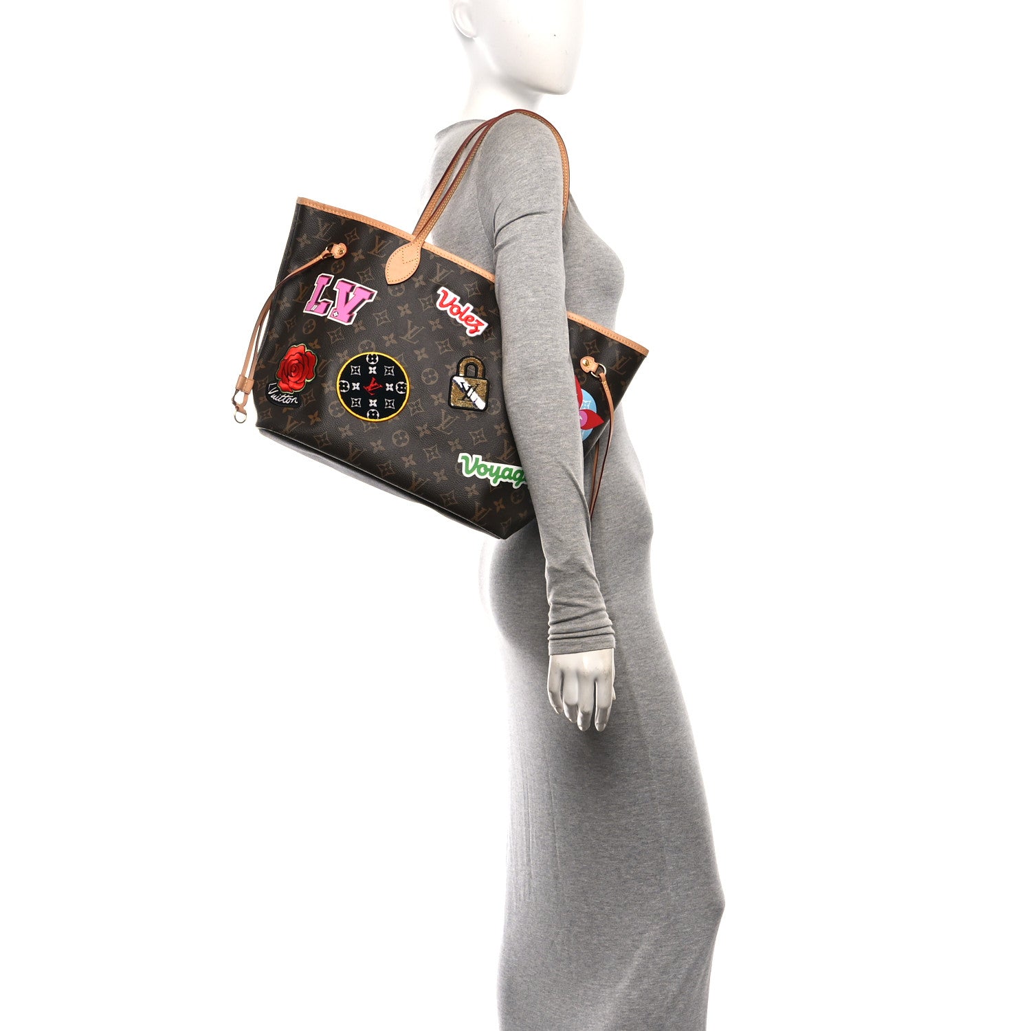 Louis Vuitton Monogram Travel Stickers Neverfull MM 2 of 14
