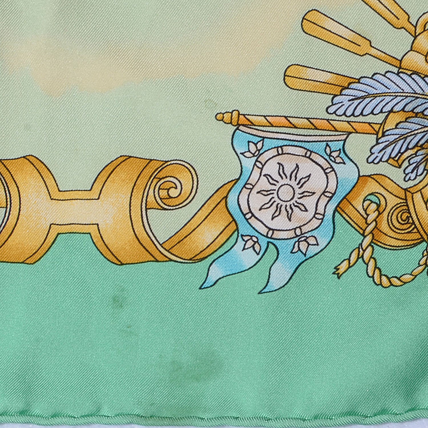 Hermes Silk Voiles De Lumiere Scarf 90 7 of 7