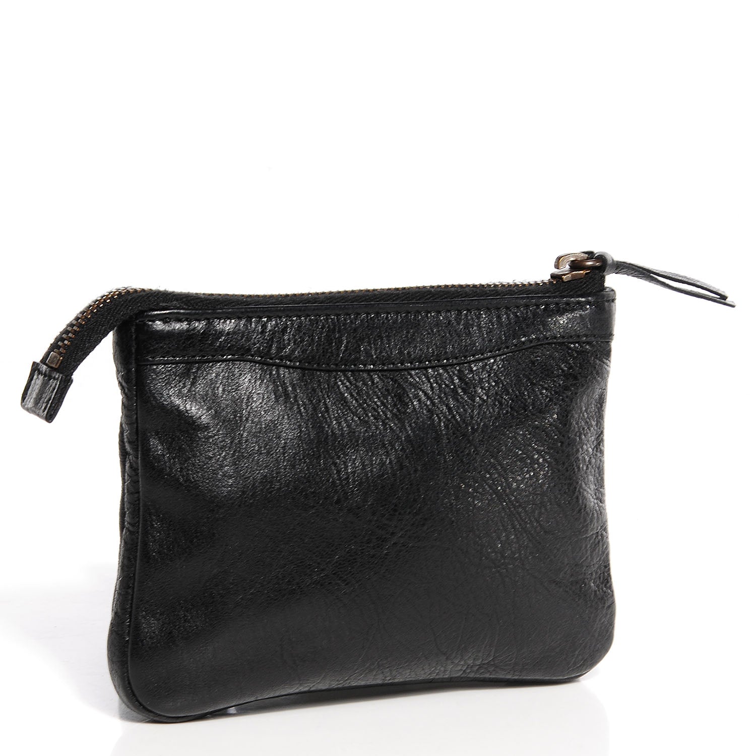 Balenciaga Agneau Classic Hardware M Porte-Monnaie Coin Purse Black 3 of 10