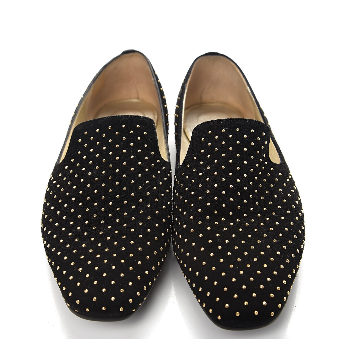 Suede Studded Wheel Weekend Slipper 39 Black