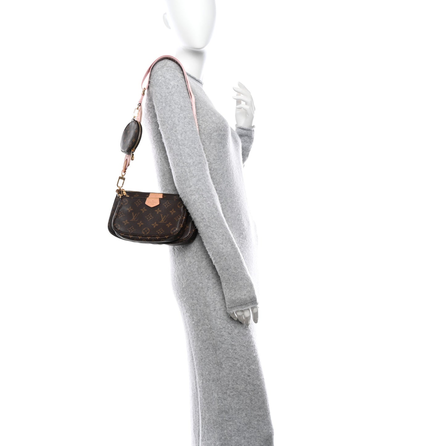 Monogram Multi Pochette Accessories Rose Clair