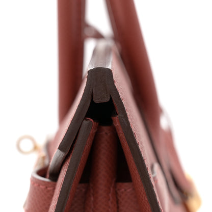 Hermes Epsom Birkin Sellier 30 Rouge Venetian 11 of 13
