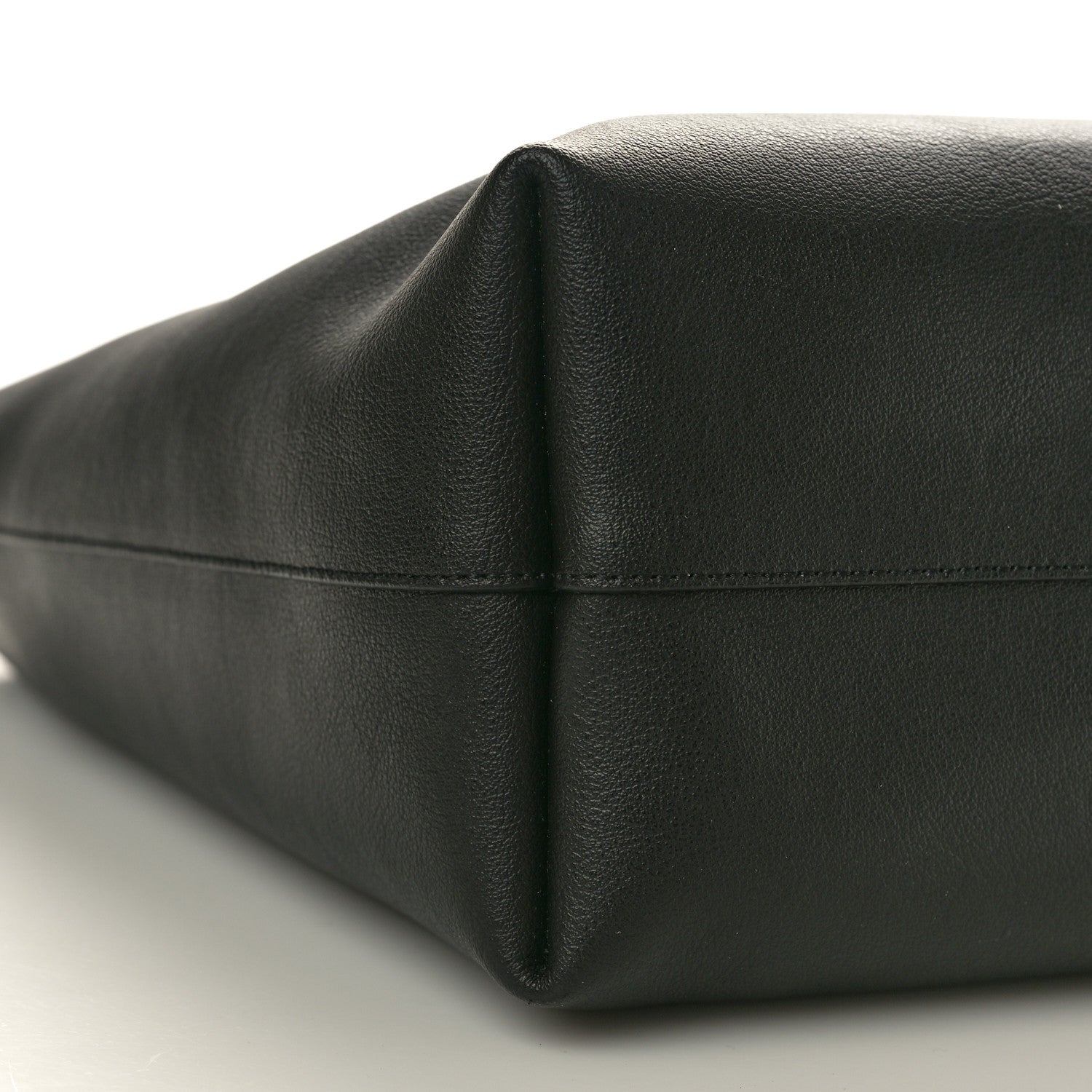 Saint Laurent Calfskin Large Shopping Tote Black 10 of 12