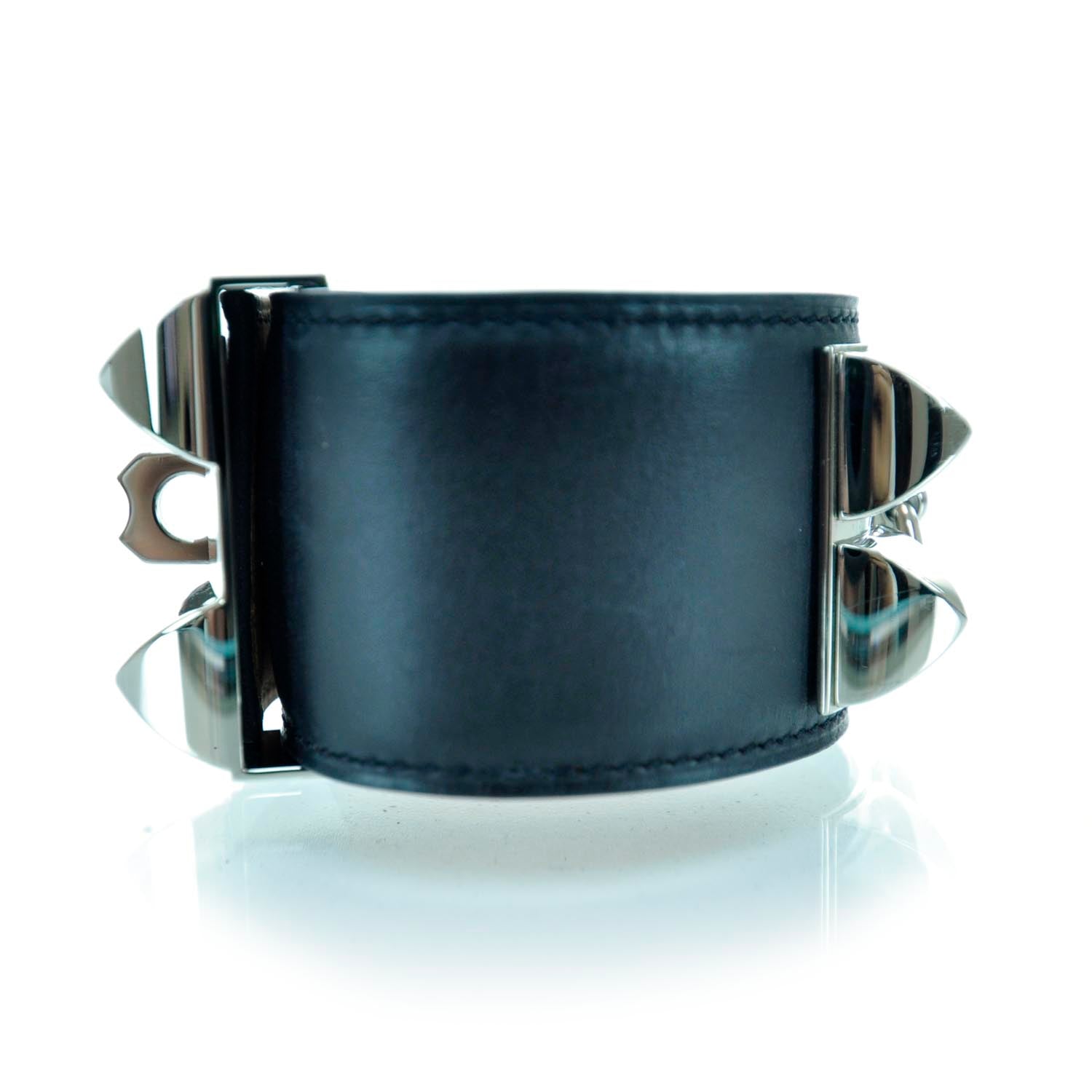 Hermes Chamonix Collier de Chien CDC Bracelet Black 9 of 9