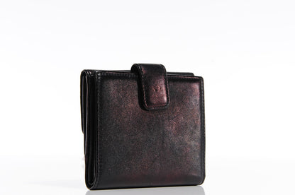 Gucci Calfskin Britt French Flap Wallet Black 3 of 7