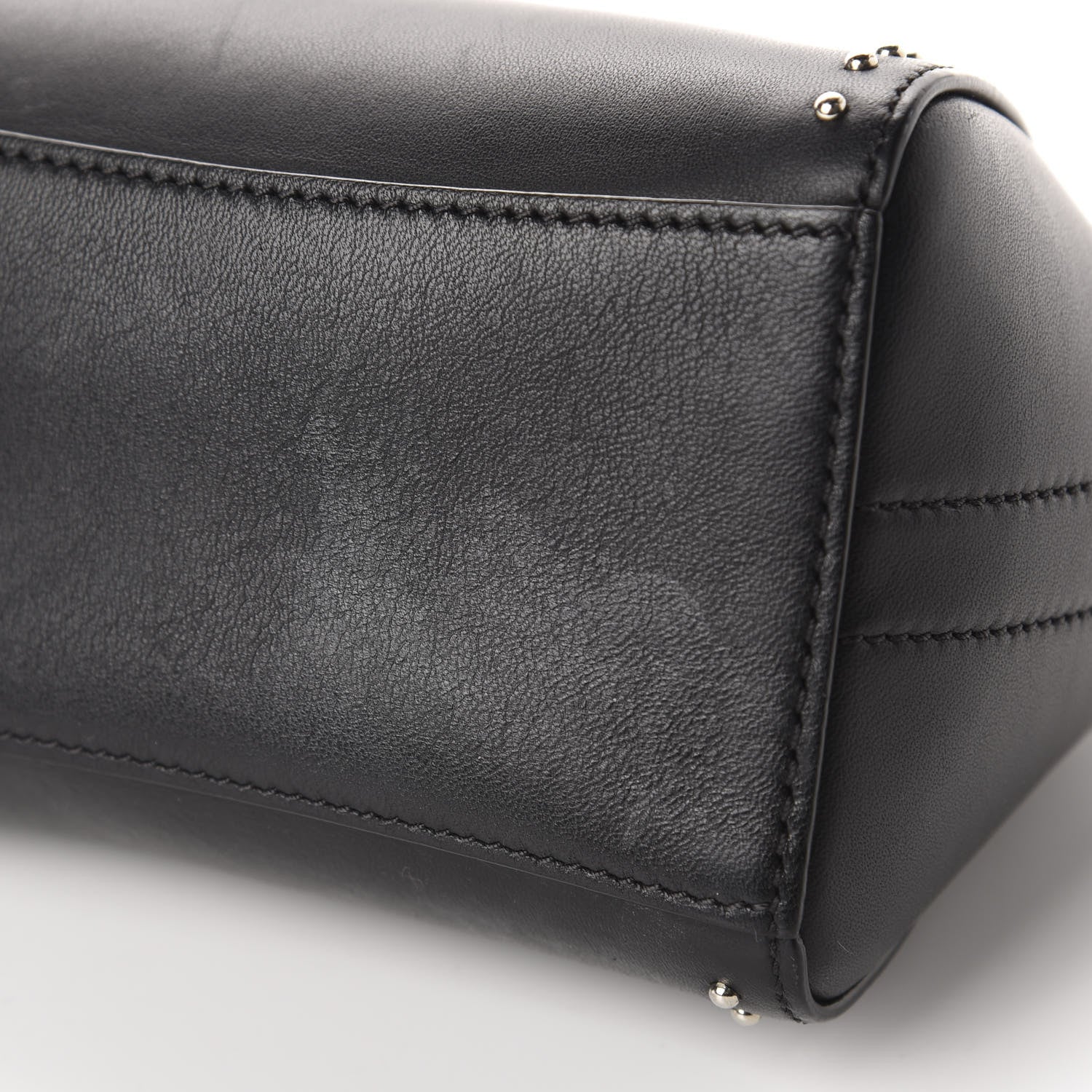 Givenchy Calfskin Small Studded Antigona Beauty Wristlet Black 8 of 8