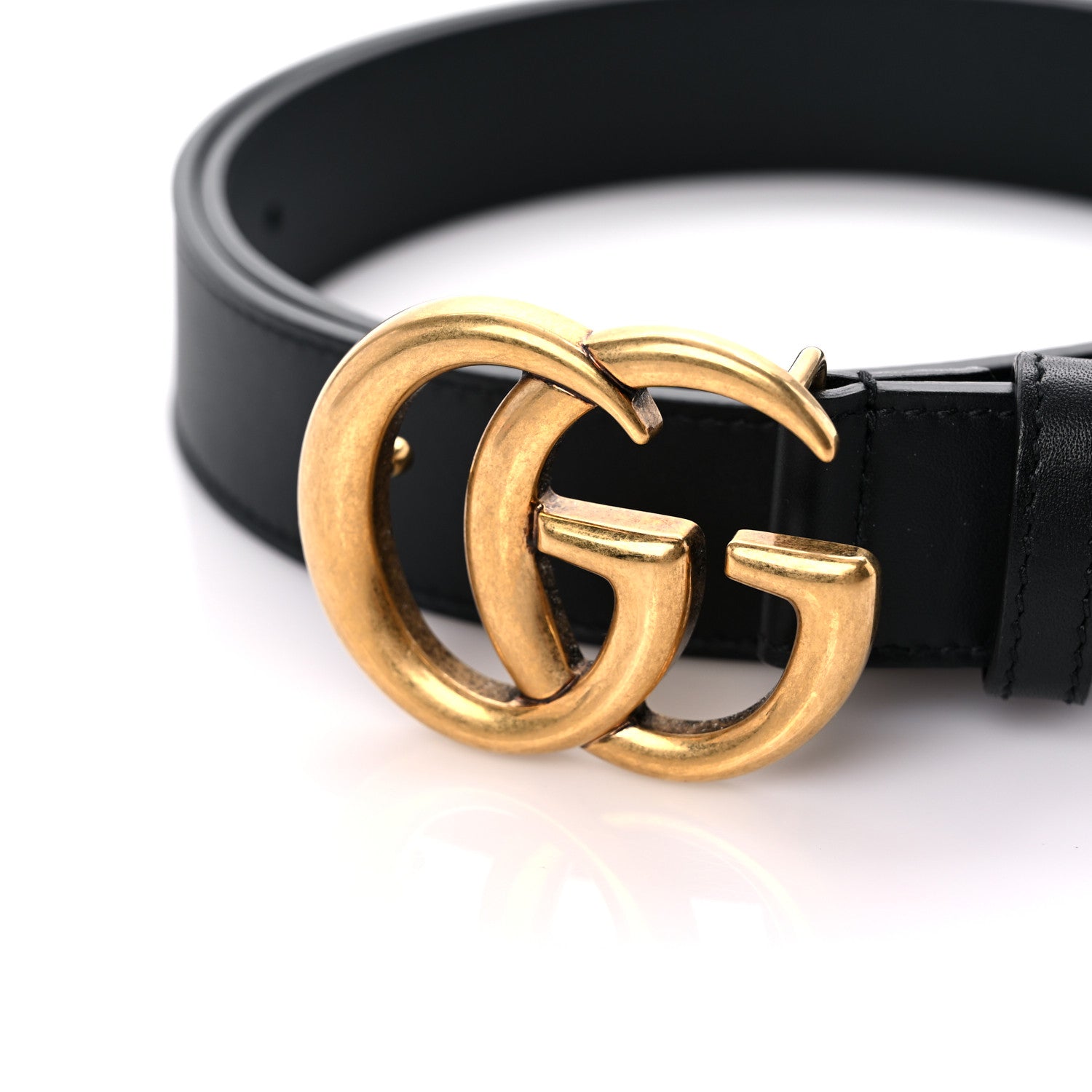 Gucci Calfskin Double G 30mm Belt 95 38 Black 5 of 6
