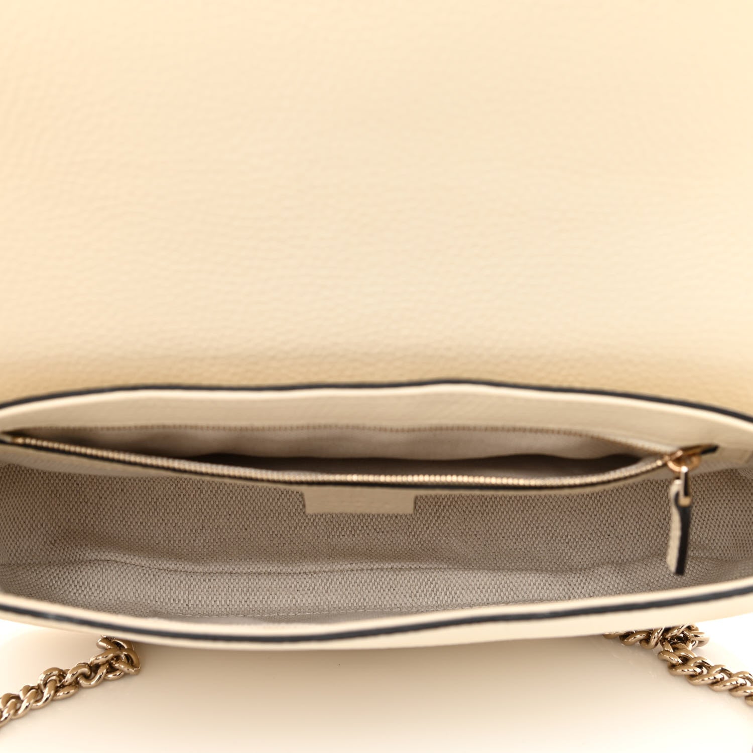Gucci Cellarius Calfskin Medium Soho Flap Crossbody Ivoire 5 of 10