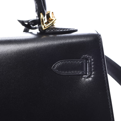 Hermes Box Kelly Sellier 25 Black 9 of 20