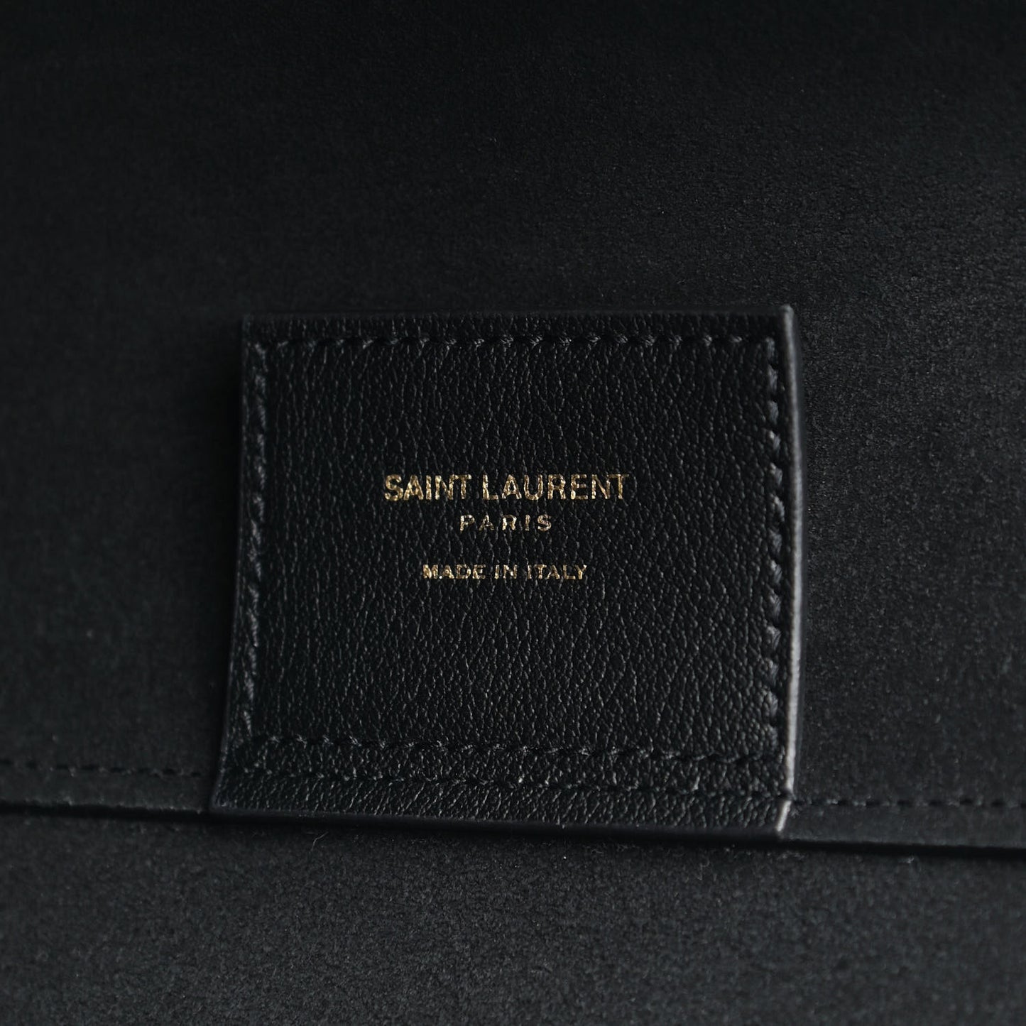 Calfskin Large Shopping Tote Black