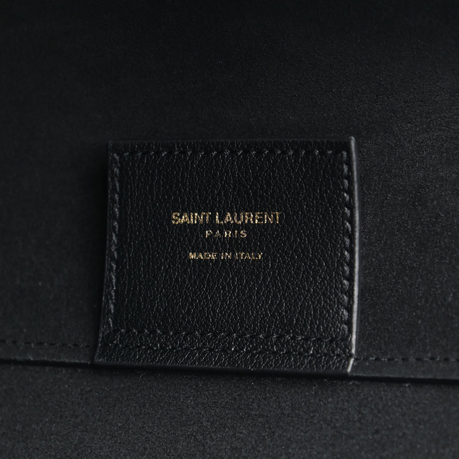 Saint Laurent Calfskin Large Shopping Tote Black 9 of 12