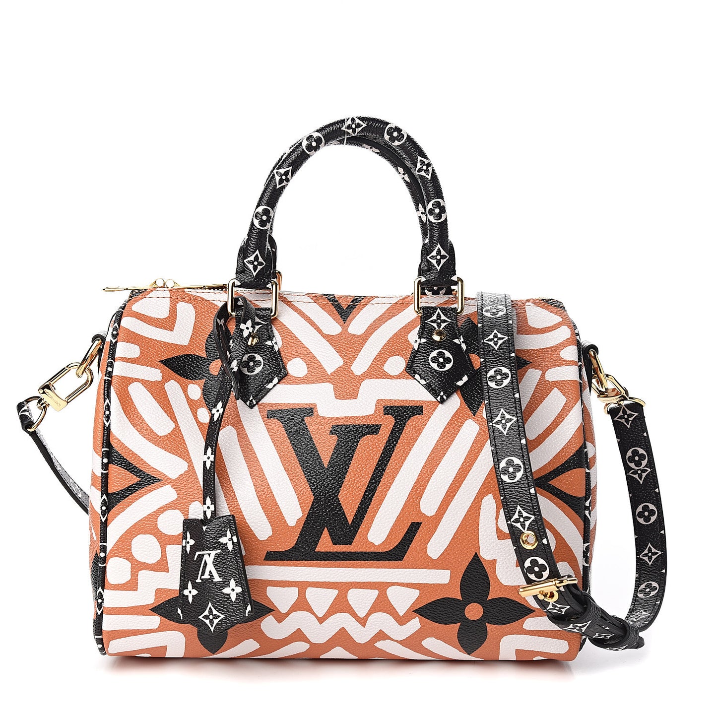 Monogram Giant Crafty Speedy Bandouliere 25 Creme Caramel