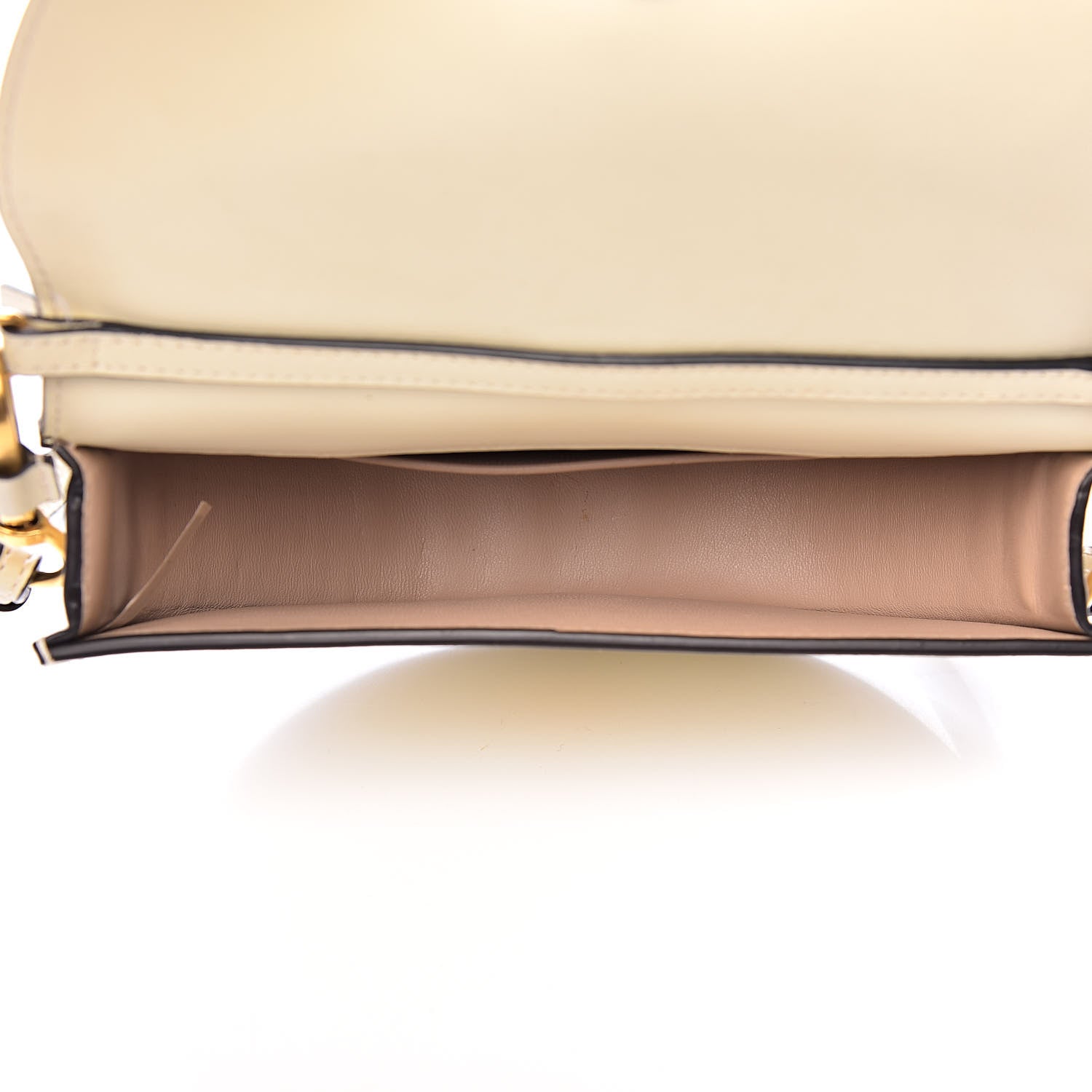 Chloe Calfskin Small Nile Bracelet Minaudiere Bag Off White 5 of 11