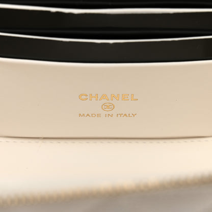 Chanel Caviar Quilted Small Vanity Case With Chain White 6 of 11
