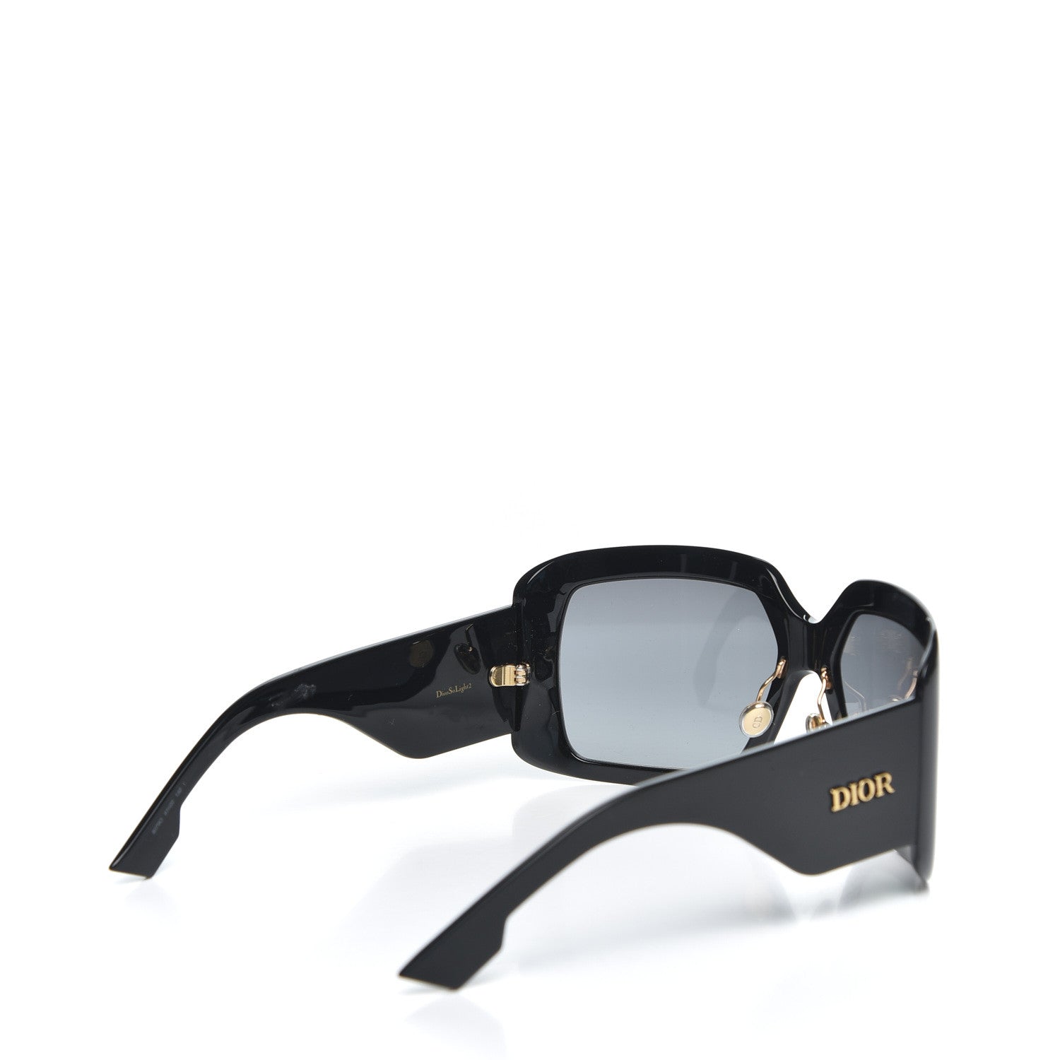 Christian Dior Acetate DiorSo Light 2 Shield Sunglasses Black 4 of 11