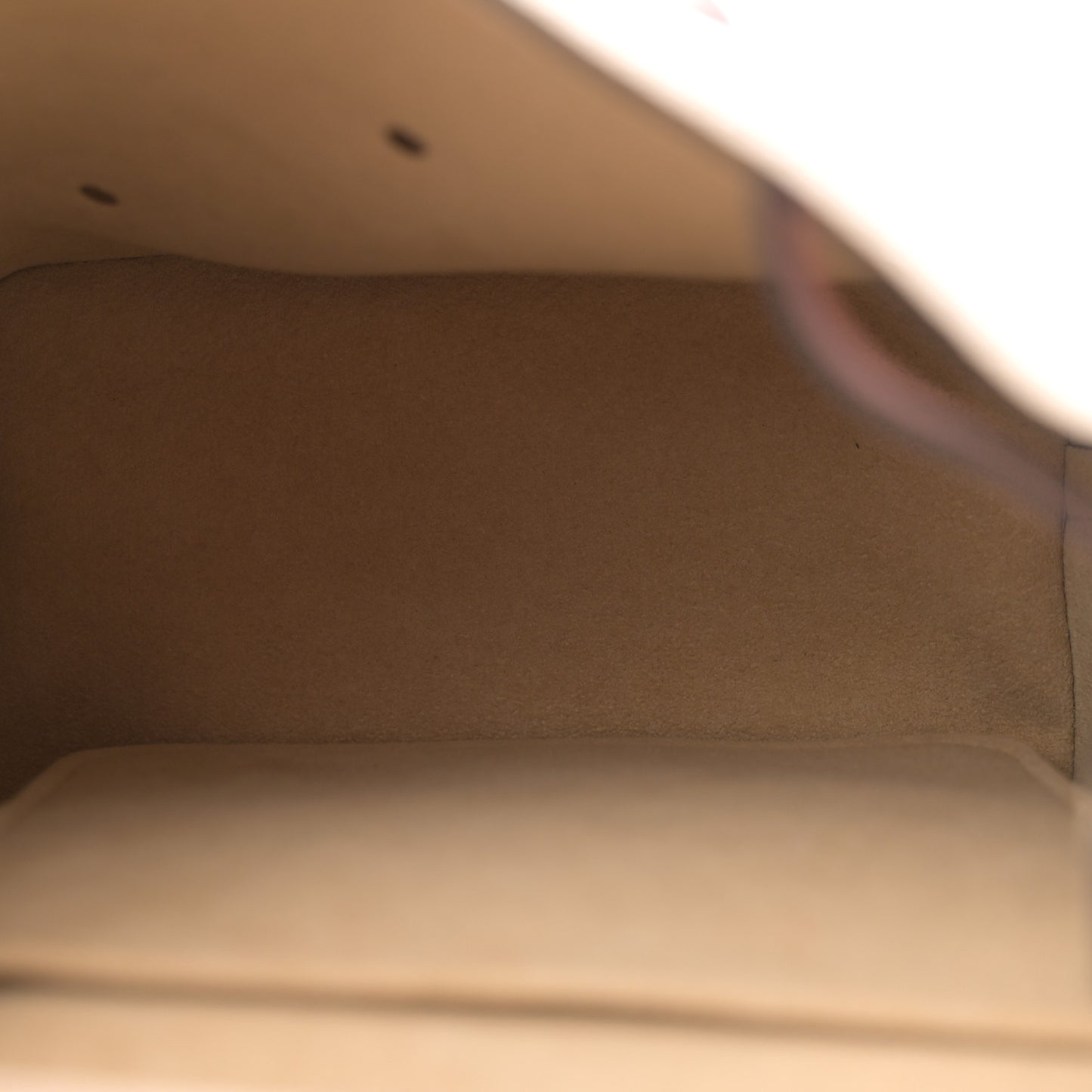 Calfskin Flowers Lockme Mini Backpack Creme