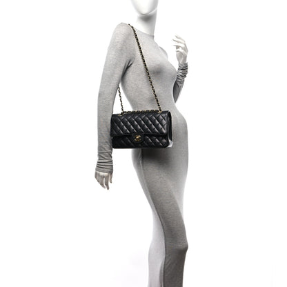 Chanel Caviar Quilted Medium Double Flap Black 2 of 10