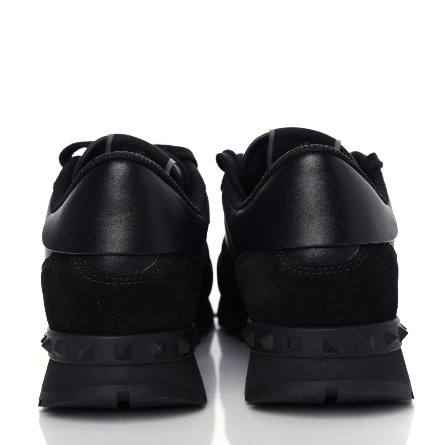 Nappa Suede Camouflage Womens Rockrunner Sneakers 38.5 Black