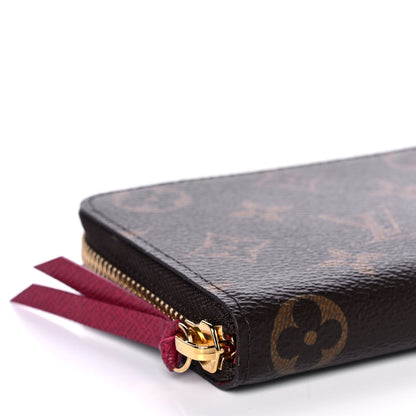 Louis Vuitton Monogram Clemence Wallet Fuchsia 8 of 12
