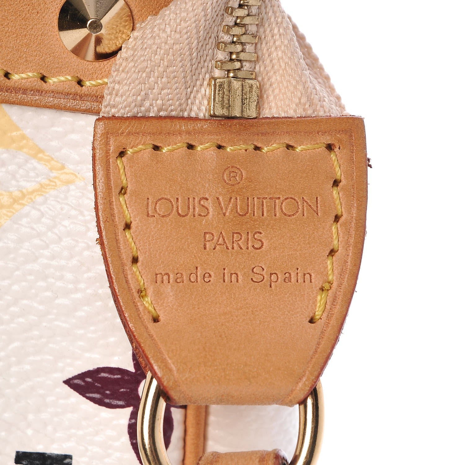 Louis Vuitton Monogram Multicolor Pochette Accessories White 7 of 9