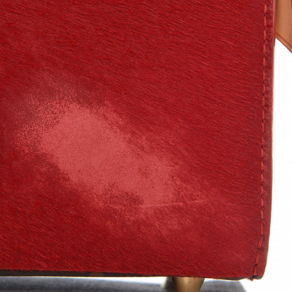 Louis Vuitton Monogram Calf Hair Spikes Iconoclasts Christian Louboutin Tote Red 7 of 9