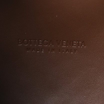 Bottega Veneta Suede Intrecciato Small The Lauren 1980 Clutch With Chain Praline Musk Washed Brownie 5 of 10