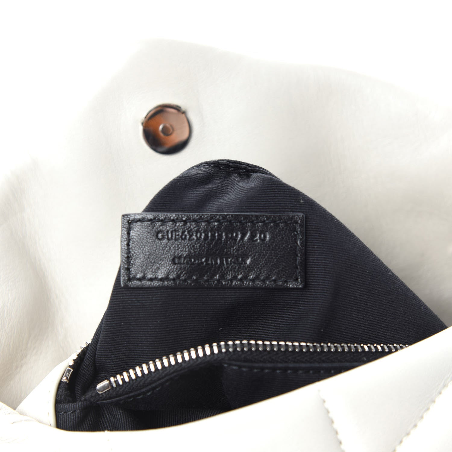 Saint Laurent Lambskin Quilted Toy Loulou Puffer Monogram Chain Satchel Crema Soft 12 of 13