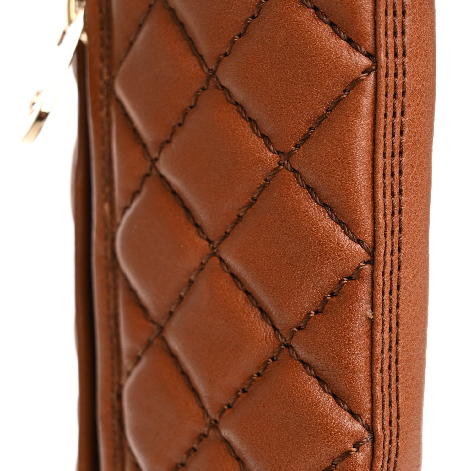 Chanel Calfskin CC Logo Mid Calf Boots 38.5 Caramel 11 of 13