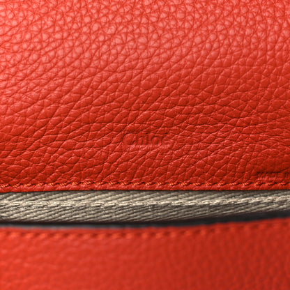 Chloe Calfskin Nano Marcie Saddle Bag Red Ochre 5 of 8