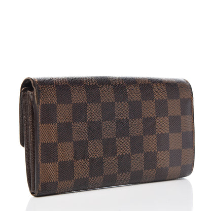 Louis Vuitton Damier Ebene Sarah Wallet 3 of 11