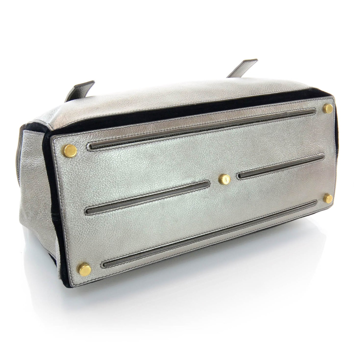Leather Large Muse Two Silver