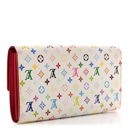 Louis Vuitton Monogram Multicolor Sarah Wallet White Grenade 3 of 9