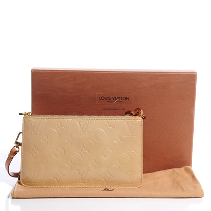 Louis Vuitton Vernis Lexington Pochette Beige 5 of 8