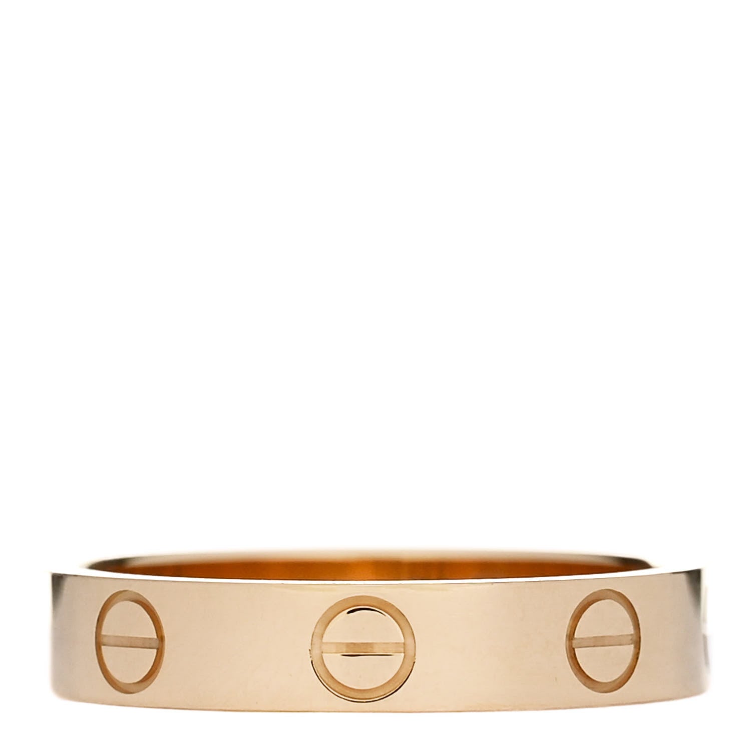 Cartier 18K Yellow Gold 3.5mm LOVE Wedding Band Ring 52 6 1 of 5
