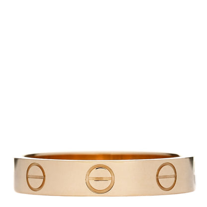 Cartier 18K Yellow Gold 3.5mm LOVE Wedding Band Ring 52 6 1 of 5